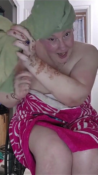 Putting on a Towel and Transferring to My Wheelchair After a Shower