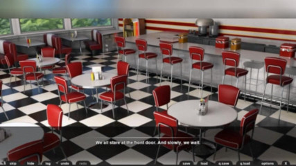 3DXXXTEEN2 Cartoon: Three sexy waitresses and no customers. 3D porn cartoon sex