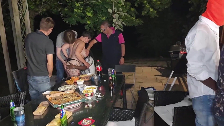 Sexymarghot: Libertine Orgy with 11 Guys for 2 Slut MILF