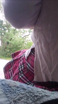 Unknown Wank Jerk Cum on Me Nature Exhib Parking Road