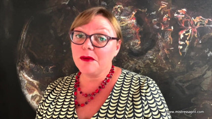 Mistress April: Stăpâna dominatoare April - sclav murdar agățat