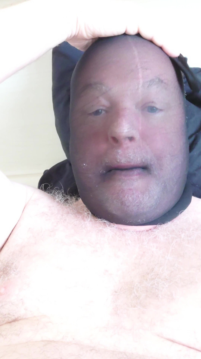 NylonFace: Horny Wanking with Pantyhose as a Mask