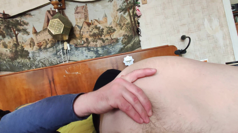 Hairy Homemade Amateur Orgasms: Hubby begs me to clean my ass, and he is...