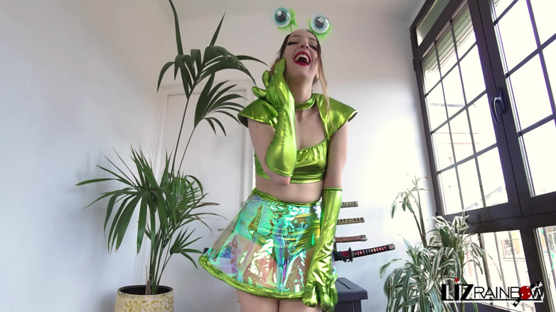 Liz Rainbow: Gadis alien pengen dicrot spermamu - versi 2d