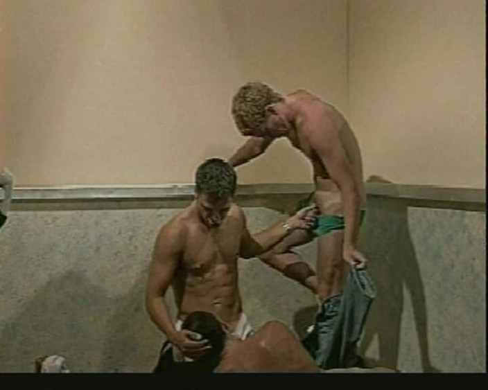90s Gay VIntage Rough: Halsfick blowjob-session # 4