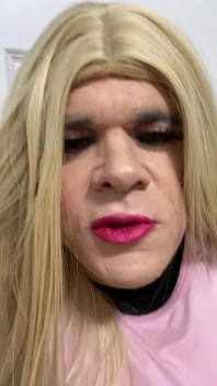 Slutty Trans Madison Can’t Keep Her Hands off This New Pussy and Ass Toy. Watch Her Lick Her Cum off and Suck a BBC Dildo While