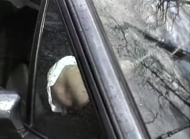 European Classics: Blonde mature sucks her lover's cock in the car