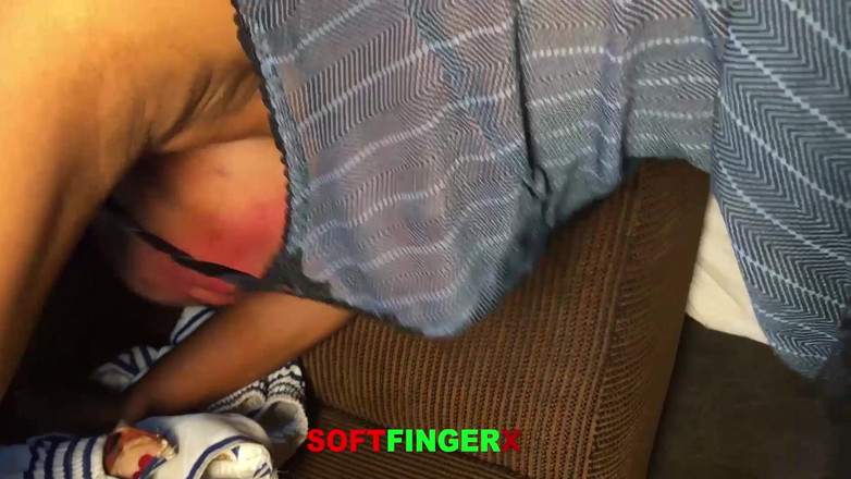 Soft finger X: Трахни ее со спины, а она скачет на мне на стуле