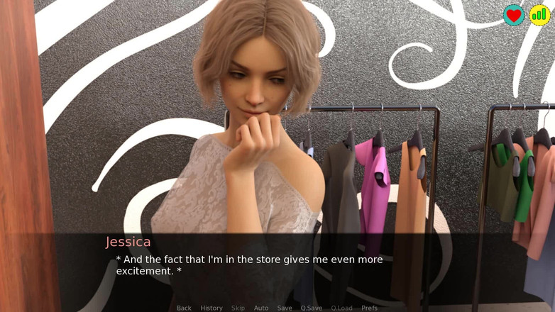 Dirty GamesXxX: Succubus Kontrakt: Stygg blondie i klädaffären - avsnitt 13