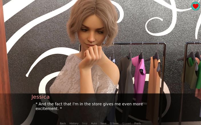 Dirty GamesXxX: Контракт на суккубус: шаловливая блондиночка в магазине одежды - эпизод 13