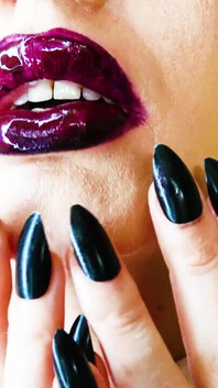 Wet Lipstick Kisses