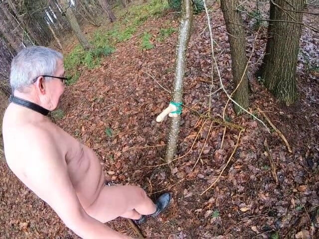 Andy: Dildo in the Wood