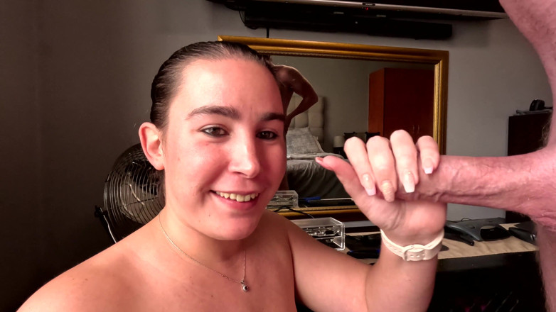 domslutfucker: Untreue hotwife sendet cuckold-ehemann selfie-blowjob mit gesichtsbesamung