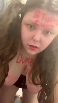 Shaking Udders Dumb Fat Pig Humiliation