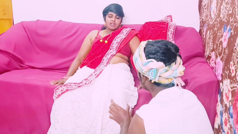 Telugu honey lips: Beautiful Red Saree Desi Housewife Hardcore Fucking House Maid. Telugu...