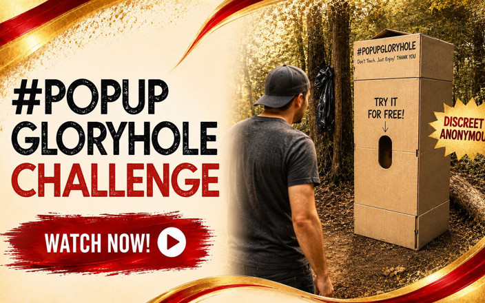 GLORYHOLEGAYS: Popupgloryhole All'aperto Gay Gloryhole