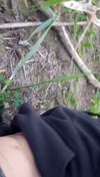 Cock Exposed Through the Pants Fly This Cute Gay Boy Humping Precuming Cumming Cleaning Sperm on His Dick Outdoors Is Jon Arteen