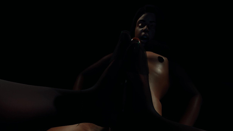 3DHentaiBeauties: Harley Quinn Pantyhose Footjob
