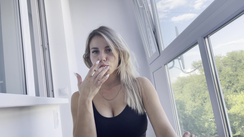 Vik1one: The beauty really missed my big dick, gently took it...