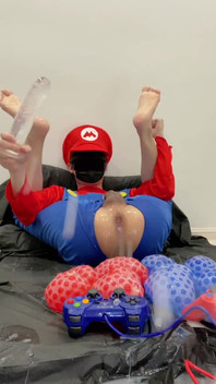 Mario Twink Asshole Squirt and Cum a Lot