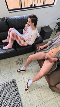 She Knows How to Help with Masturbation and Swallows It All. Taboo.