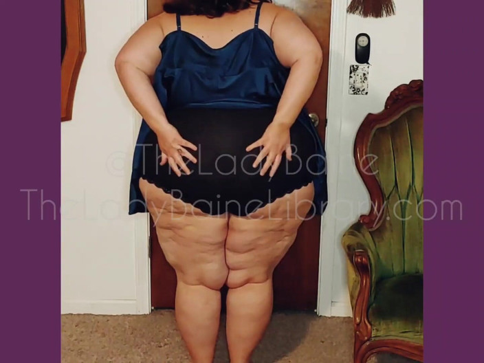 TheLadyBaine: SSBBW ลองชุดชั้นในเซ็กซี่ร้อนแรง