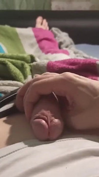 In the Morning, the Guy Decided to Jerk off a Little