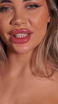 Hot Big Tits European Babe Fucking Her Cunt