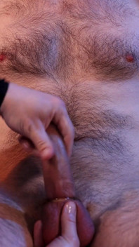 Guy 25 - Big Beefy Uncut Straight Cock Cums Multiple Times