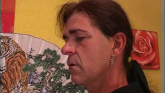 German Porn: Vnadná MILFka miluje obrovského ptáka