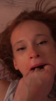 Teen Slave Licks Feet and Swallows Cum