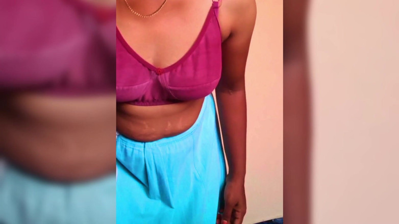 Ammukutty88: Ammu Dress Change Nighty to Saree Big Tits Ammus Boobs...