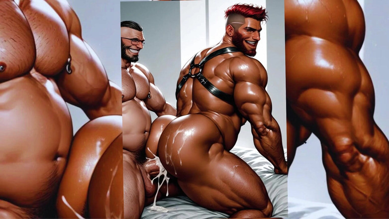 Real Story & Fantasy AI: Зрілий транс-чоловік показує свою піхву. Добірка хентай аніме фотографій