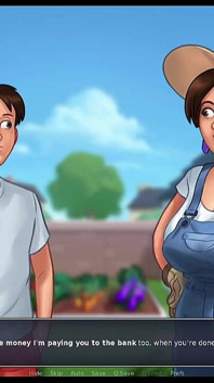 Tio pervertido no puede evitar estar cachondo - gameplay de Summertime Saga 01