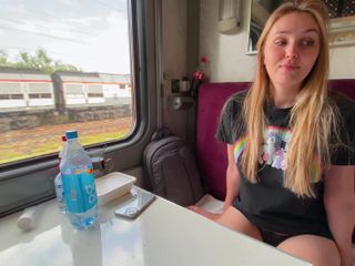 Alina Rai: Fucked fellow traveler on the train... -Do you have a husband?...