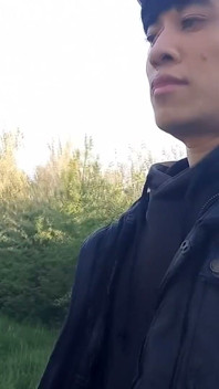 Gay Boy Jon Arteen Freeballing Showing His Dick and Naked Ass Outdoor