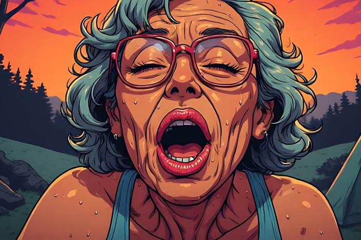 AI Porn: Sensual Expressions Granny Art