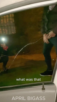 Threesome Pissing on the Streets of Argentina, Mar Del Plata, 2 Whores Together!! Dirty and Whores