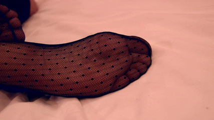 Mistress Legs: Mistress Soles in Nylon Socks Close Ups