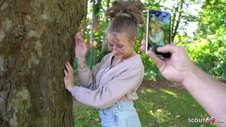 German Scout: German Scout - First Anal Creampie Sex for Tiny Teen Julia...