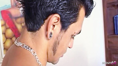 Shemale TS Collection: Si blonde panas kurus tranny dikongkek dubur secara rahsia dengan...