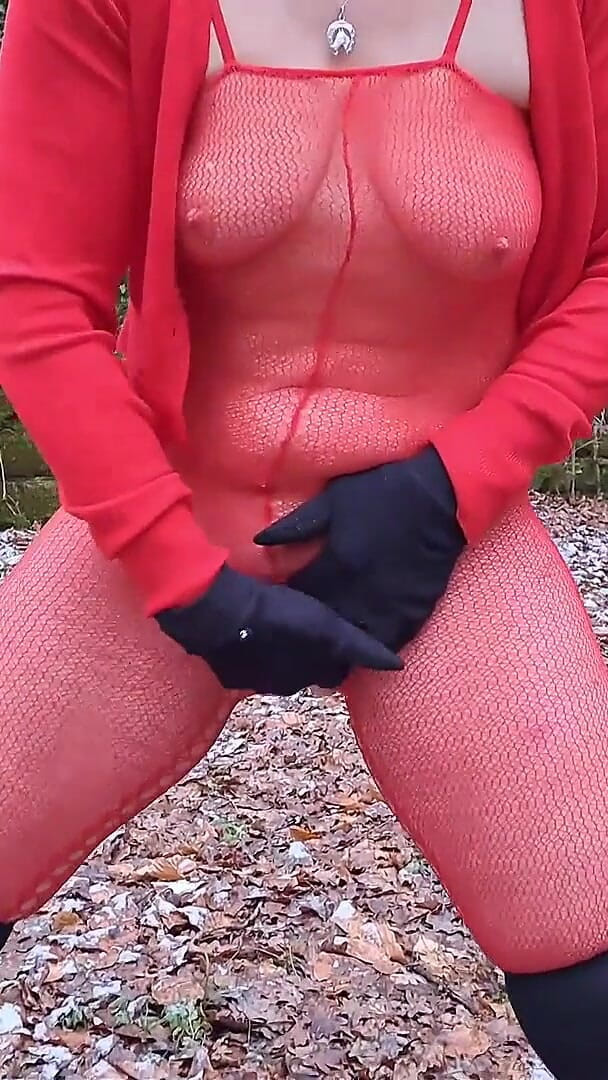 Red Bodystocking (Sandra Falkenhauer)