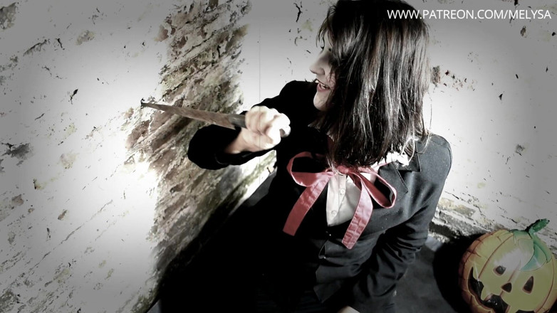 melu_world: Blowjob Terror Game with Saw - Meluworld