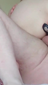Reiten mit prostata-analplug