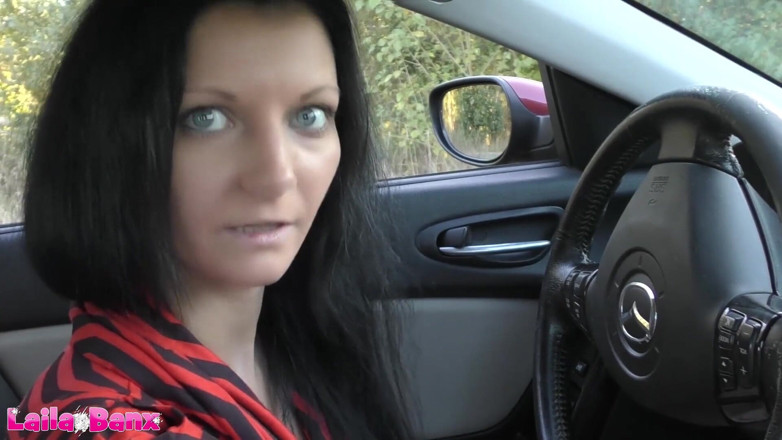 Laila Banx: Frivolous test drive ends with cum filled pussy!!!
