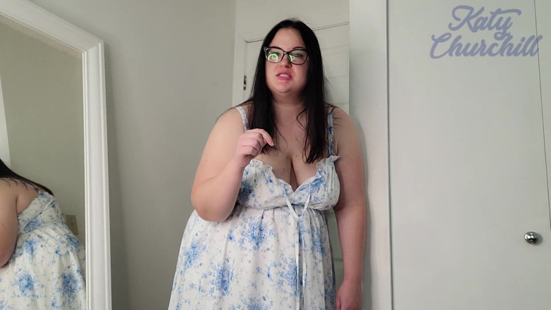 Katy Churchill: Harige bbw-trad vrouw cucks vreemdgaande echtgenoot