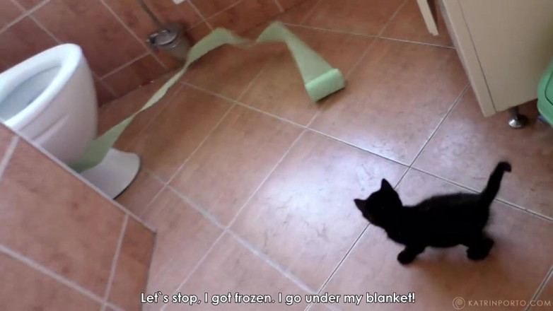 Katrin Porto: Eating a hairy pussy of big-assed BBWife