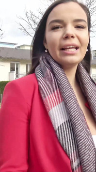 German Scout - Si cantik bengkung Sofia Lee mengambil untuk kongkek casting
