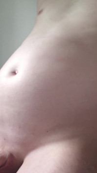 Inflating My Freshly Shaven Belly