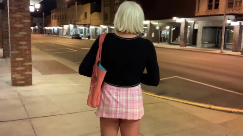 CindieLove: Amazing hot slut sissy short skirt panties
